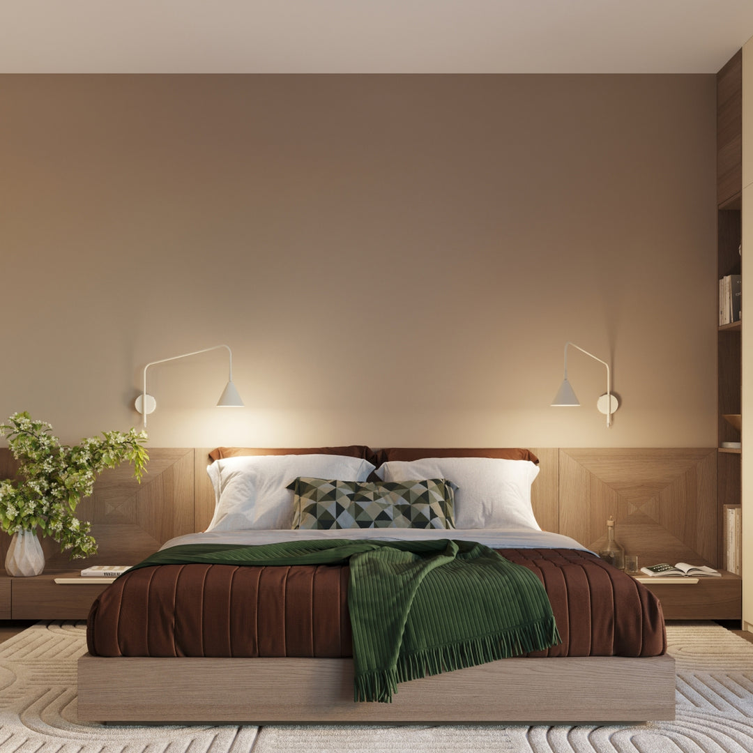 Applique Murale beige dans un intérieur contemporain