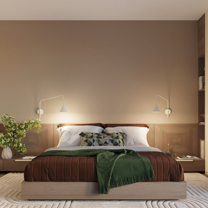 Applique Murale beige dans un intérieur contemporain
