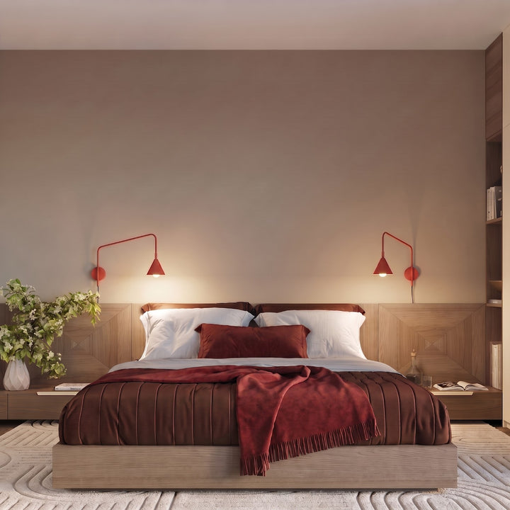 Applique Murale rouge dans un intérieur contemporain