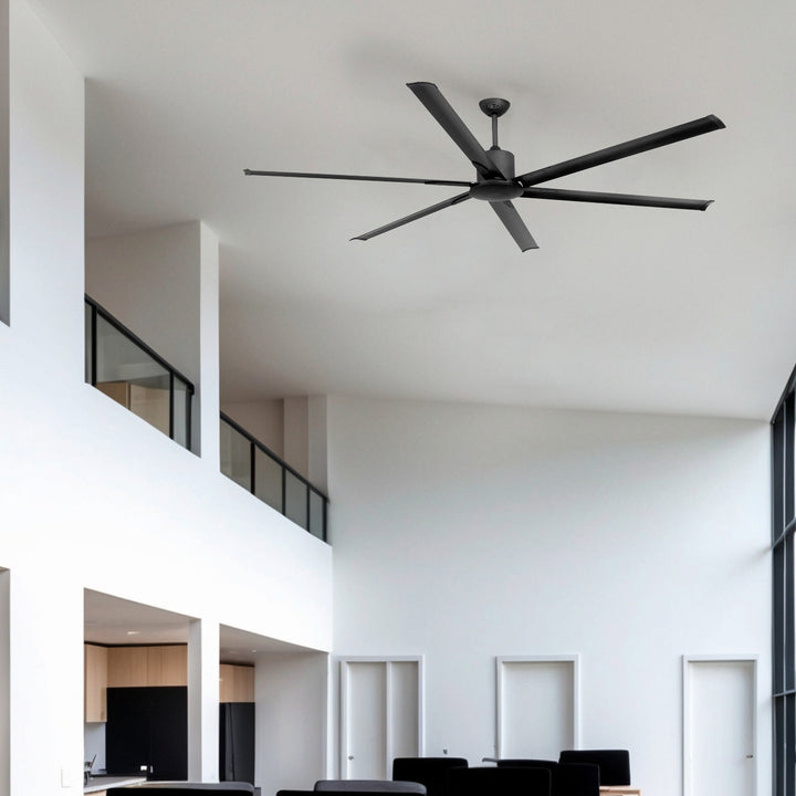 Ventilateur de plafond Andros XXL noir en situation
