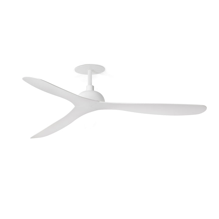 Ventilateur de plafond Gotland blanc de Faro Barcelona, version encastrée