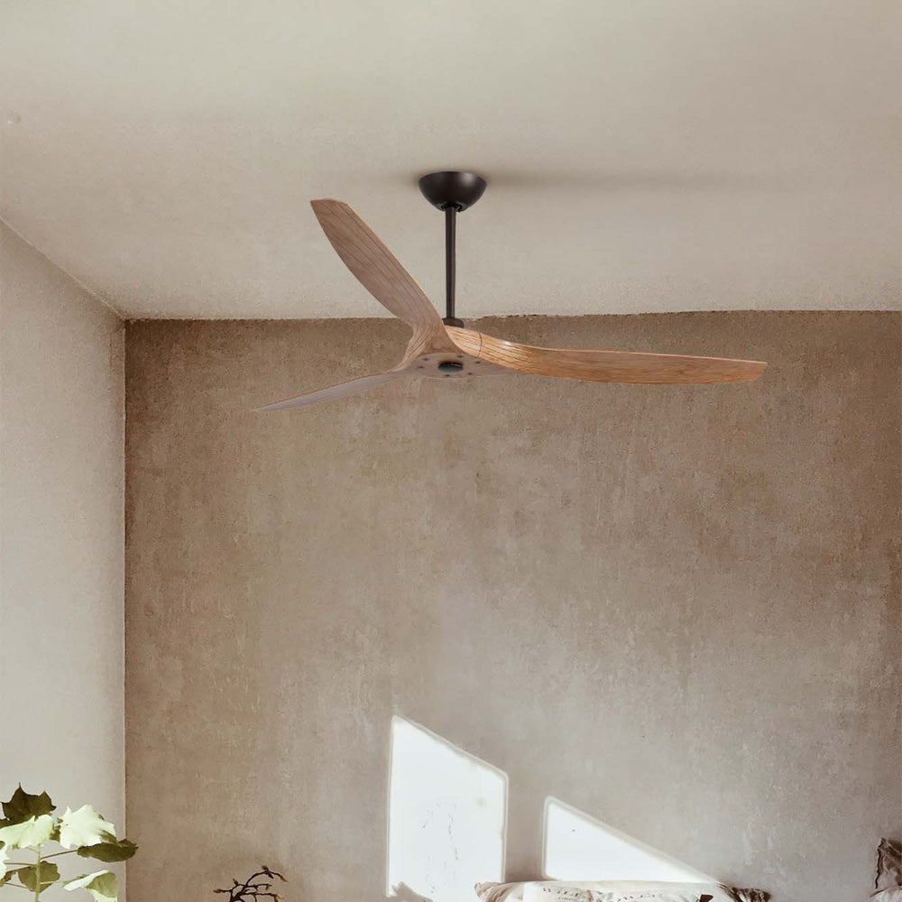 Ventilateur de plafond Morea érable en situation