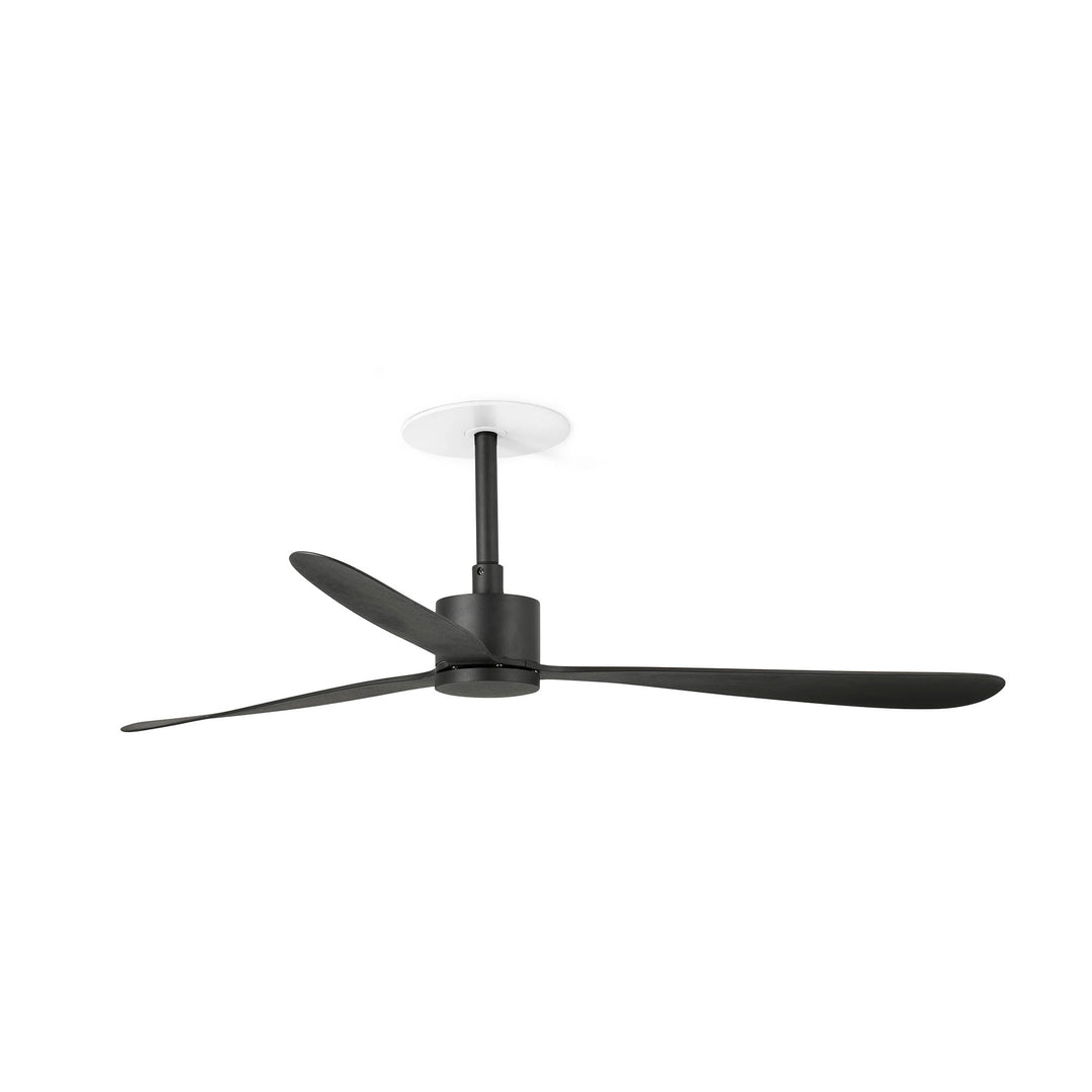 Ventilateur de plafond Amelia encastré noir de Faro Barcelona