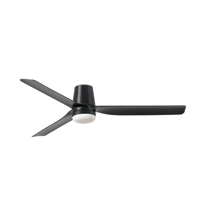 Ventilateur de plafond Punt Tub noir avec lumière LED 18 W