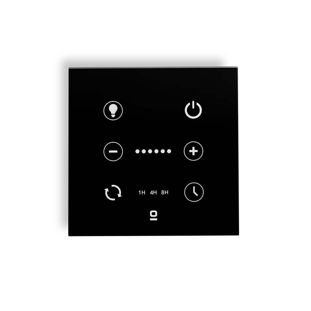 Contrôleur mural tactile noir pour ventilateur de Faro Barcelona
