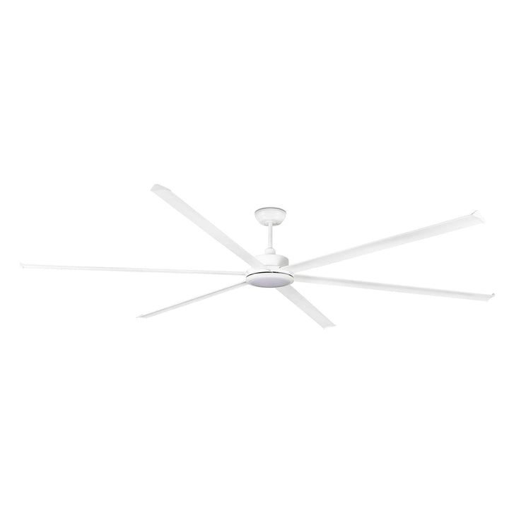 Ventilateur de plafond Rotterdam Ø 300 cm blanc avec lumière LED de Faro Barcelona