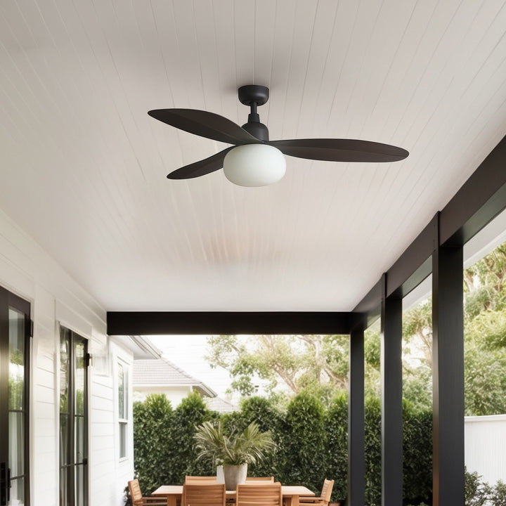 Ventilateur de plafond Palma avec lumière dans un intérieur