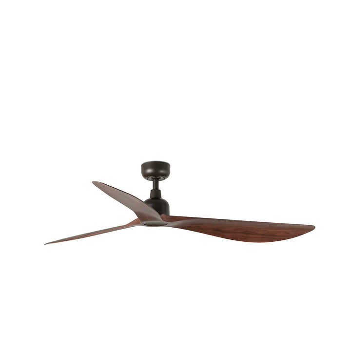 Ventilateur de plafond Outwood marron aux pales noyer de Faro Barcelona