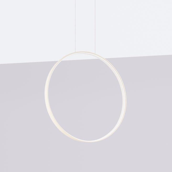 Suspension anneau RIO beige éteinte, suspendue