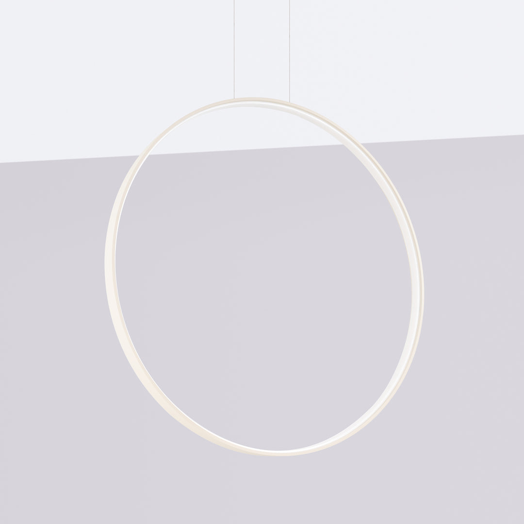 Suspension anneau RIO beige éteinte, suspendue