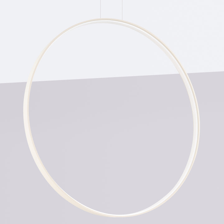 Suspension anneau RIO beige éteinte, suspendue