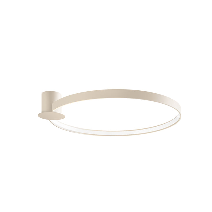 Plafonnier anneau RIO beige vue d'ensemble