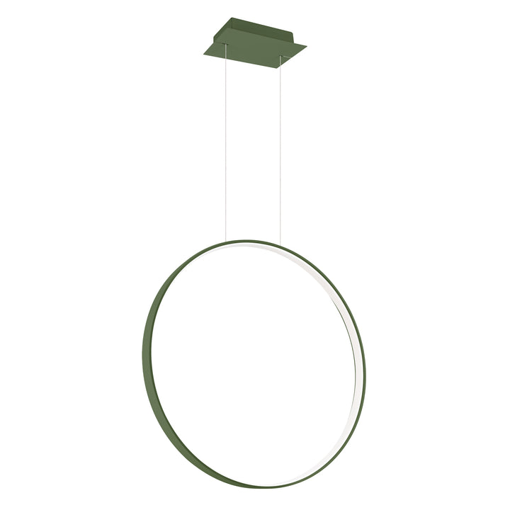 Suspension anneau RIO vert olive vue d'ensemble