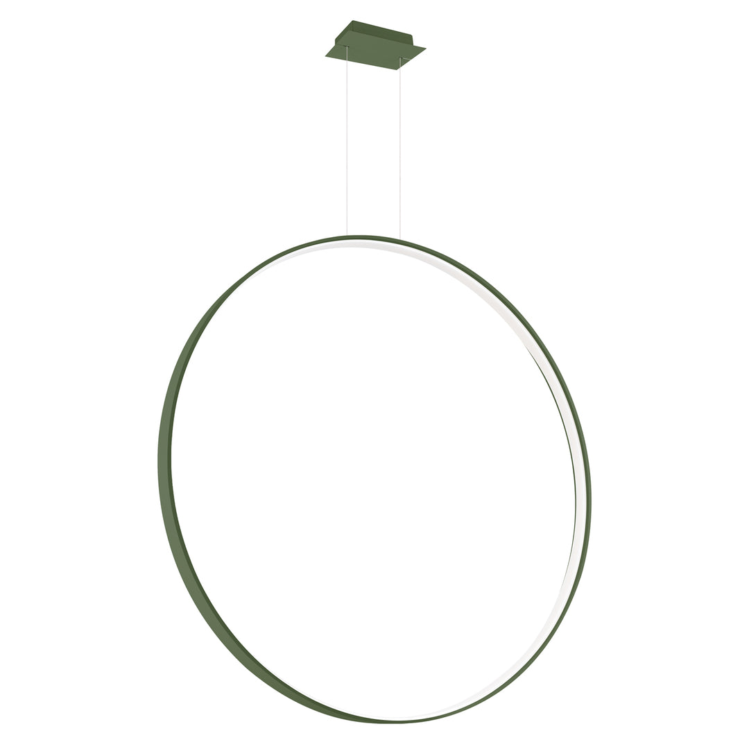 Suspension anneau RIO vert olive vue d'ensemble