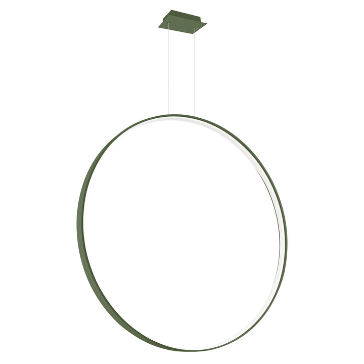 Suspension anneau RIO vert olive vue d'ensemble