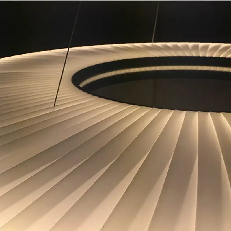 Suspension design moderne led blanc cassé stylé chic