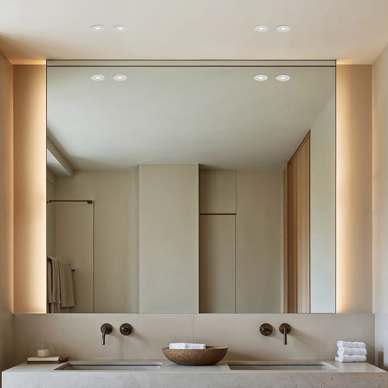 Spot Encastrable LED IP65 Aluminium Blanc Rond Ou Carré Tast – Lustria