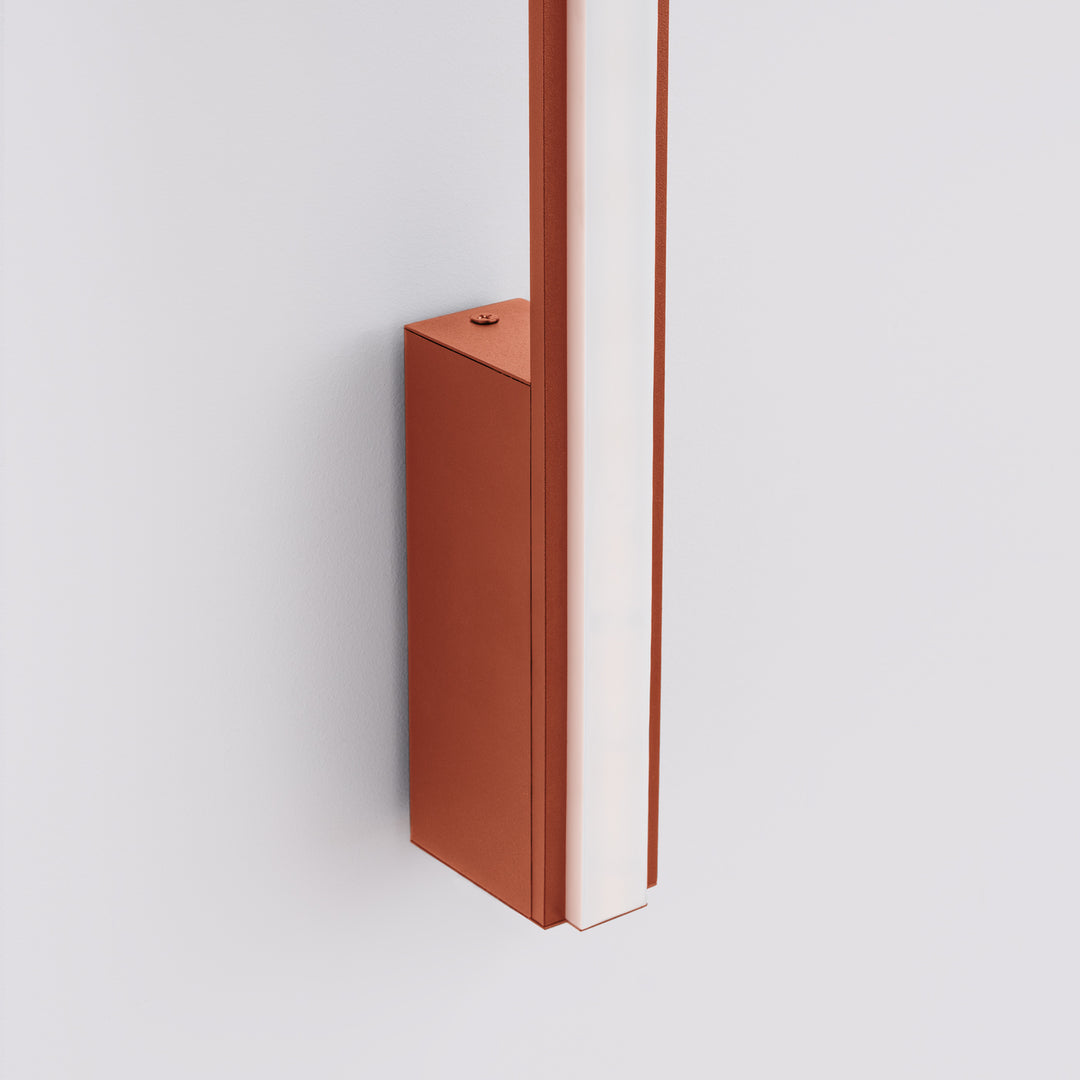 Applique Murale | LAGOM 90 4000K (Rouge Ocre)