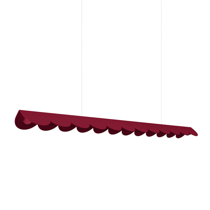 Suspension BISCUIT bordeaux vue d'ensemble