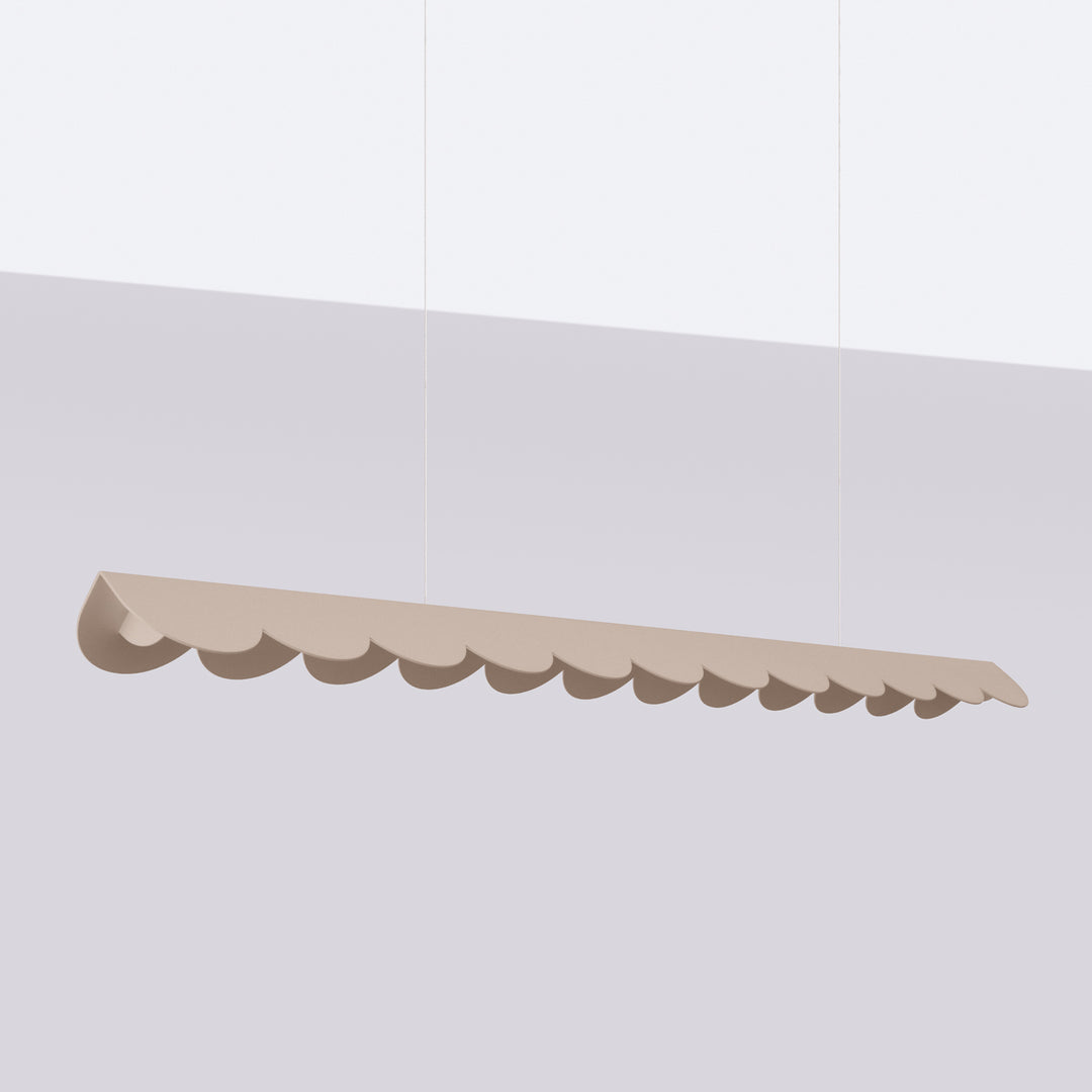 Suspension BISCUIT taupe éteinte, suspendue