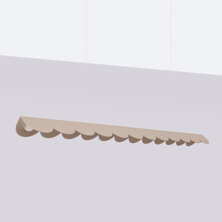 Suspension BISCUIT taupe éteinte, suspendue