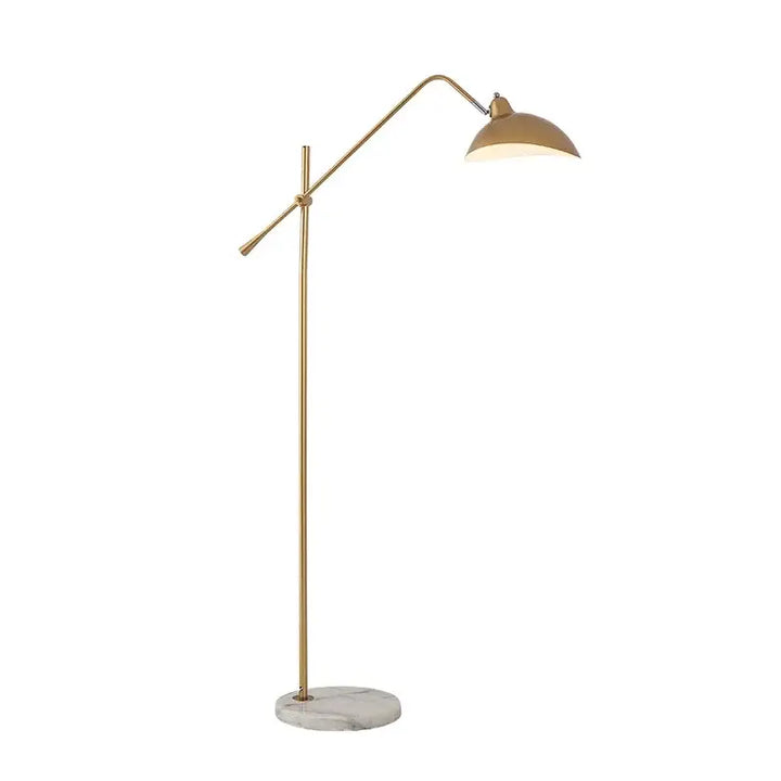Lampadaire contemporain en métal avec tête orientable style épuré