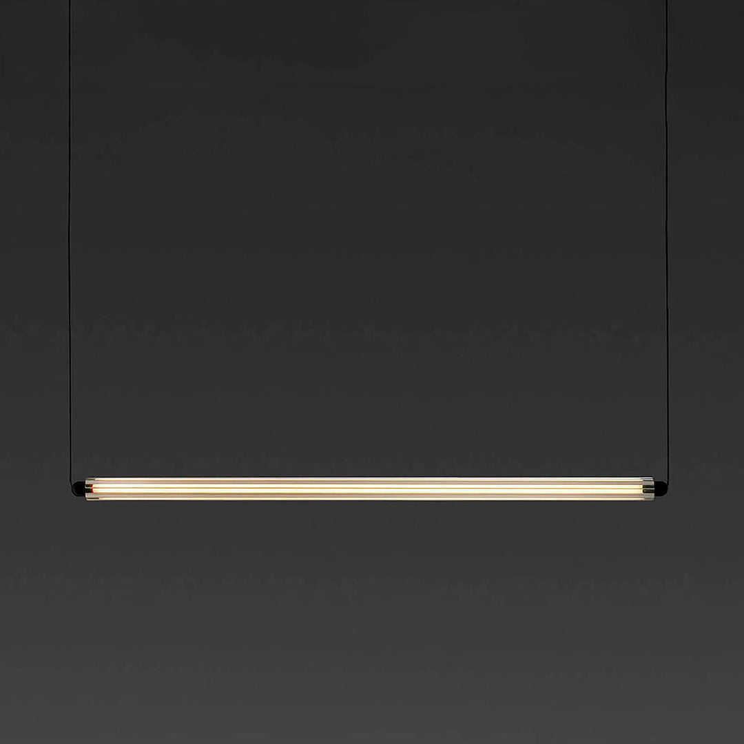 Suspension LED Lumina 900 noire de Faro Barcelona, horizontal