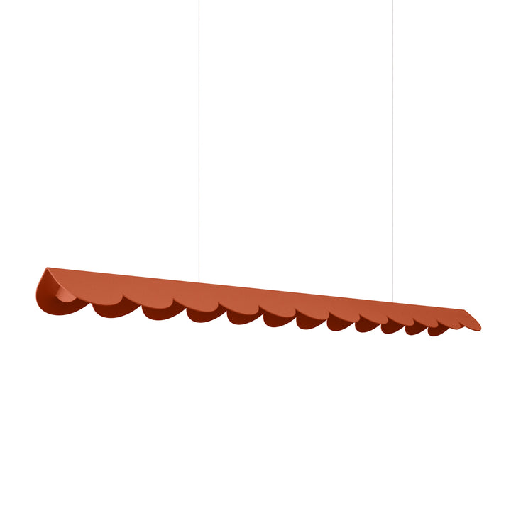 Suspension BISCUIT ocre rouge vue d'ensemble