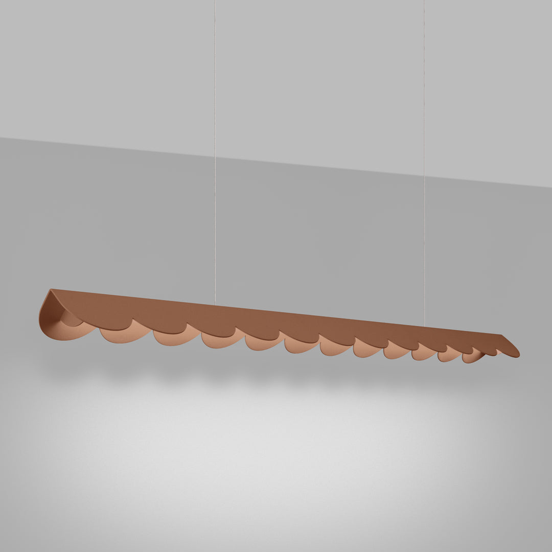 Suspension BISCUIT moka allumée, suspendue