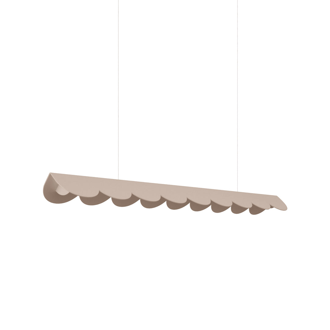 Suspension BISCUIT taupe vue d'ensemble