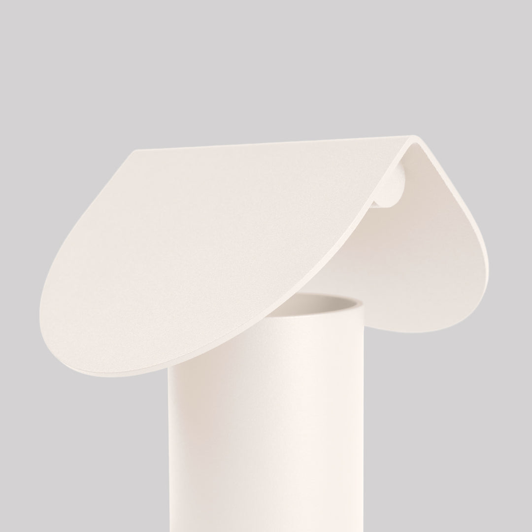 Lampe à poser BISCUIT beige détail de l'abat-jour