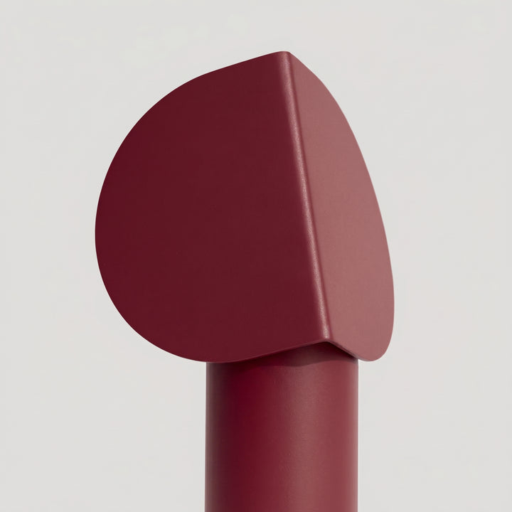Lampe à poser BISCUIT bordeaux vue de face