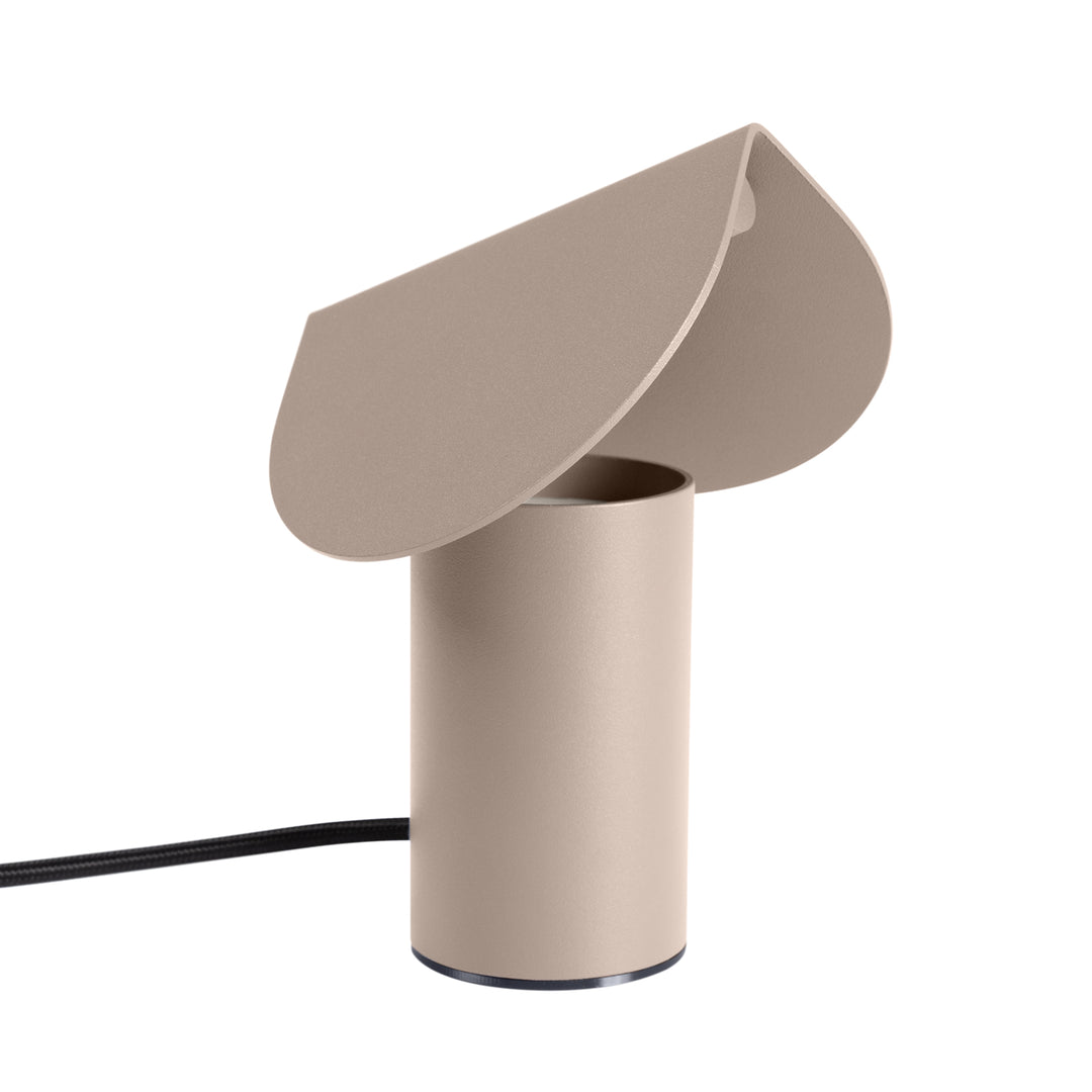 Lampe à poser BISCUIT taupe vue d'ensemble