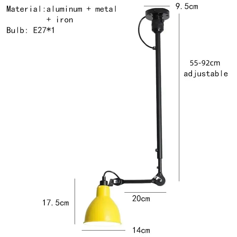 Suspension vintage en céramique et détail cuivre style rétro