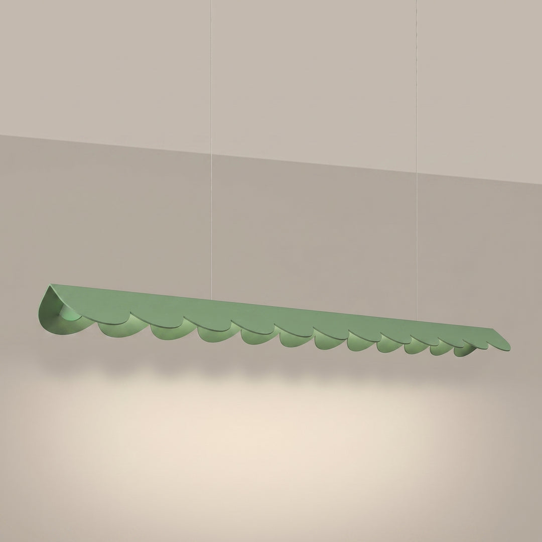 Suspension BISCUIT sauge allumée, suspendue
