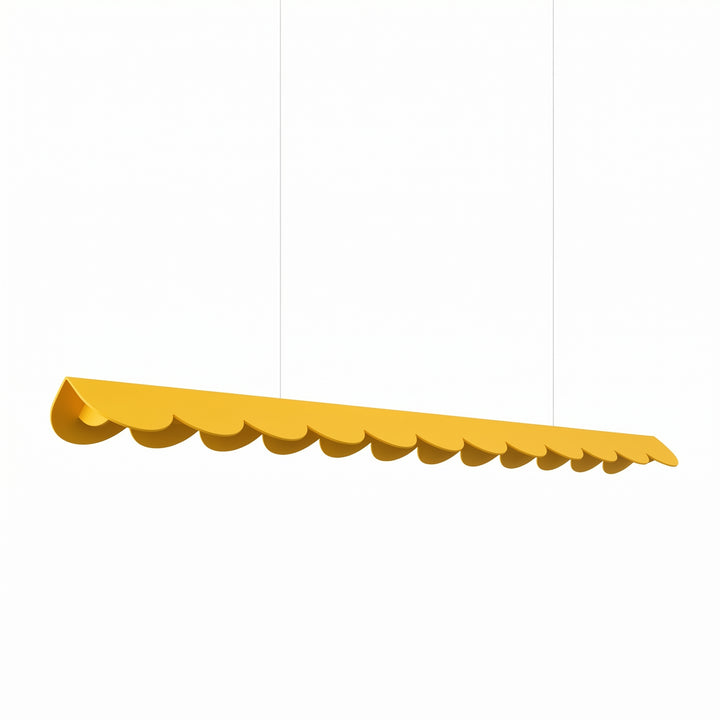 Suspension BISCUIT jaune vue d'ensemble