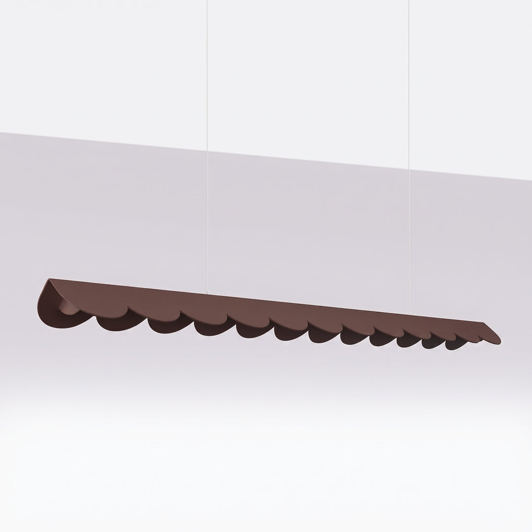 Suspension BISCUIT marron éteinte, suspendue