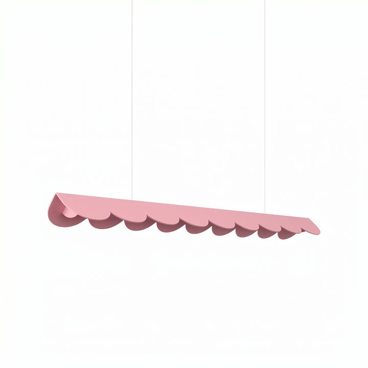 Suspension BISCUIT rose vue d'ensemble