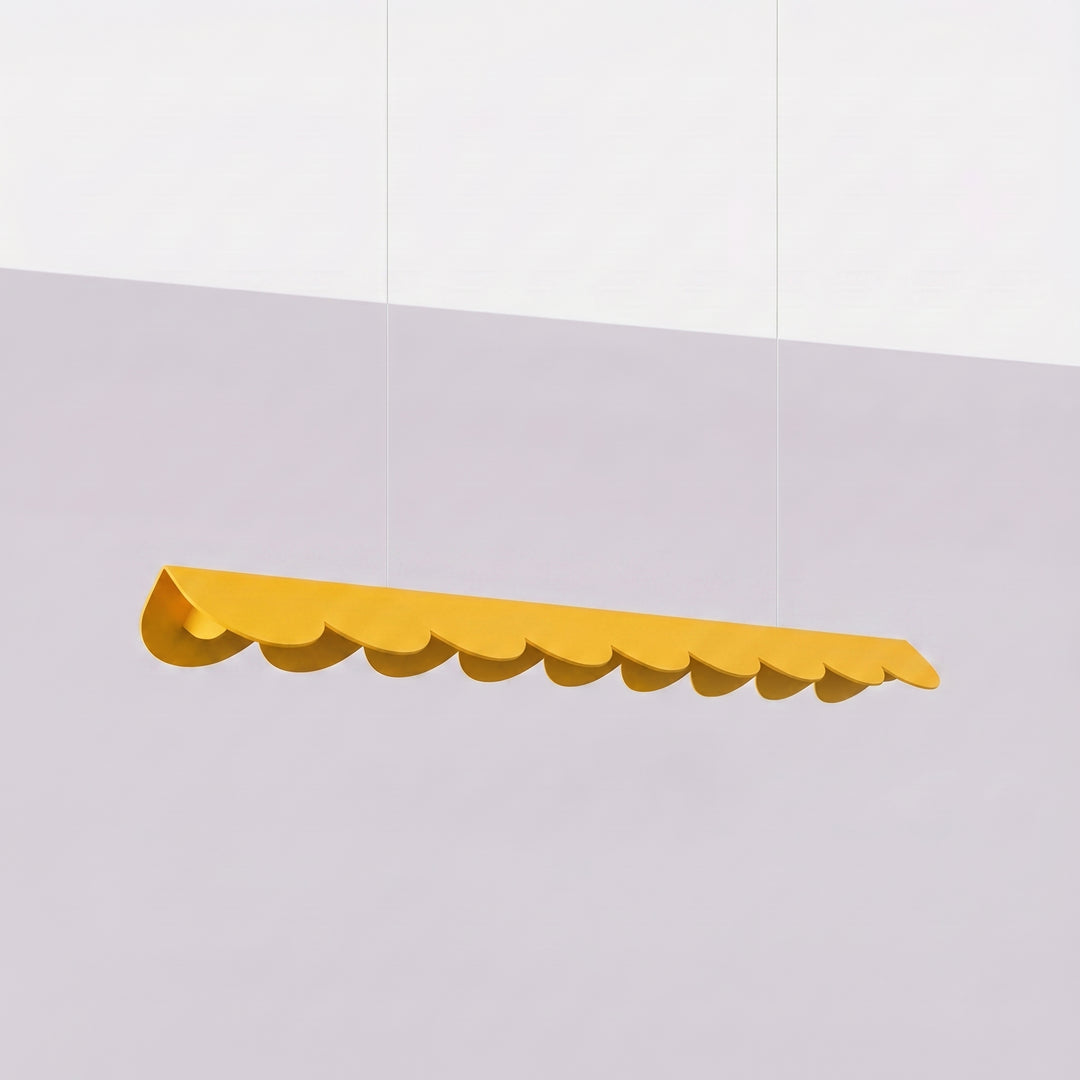 Suspension BISCUIT jaune éteinte, suspendue