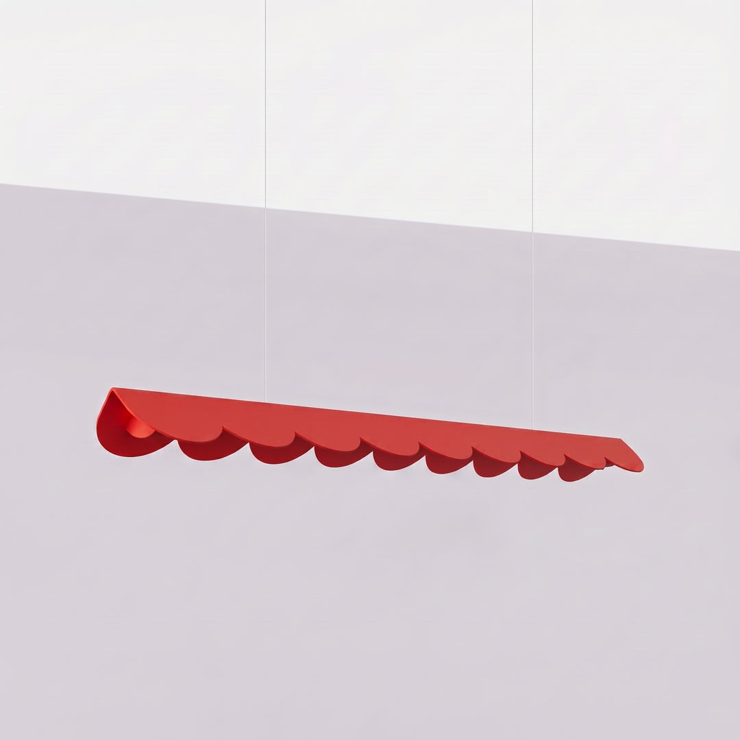 Suspension BISCUIT rouge éteinte, suspendue