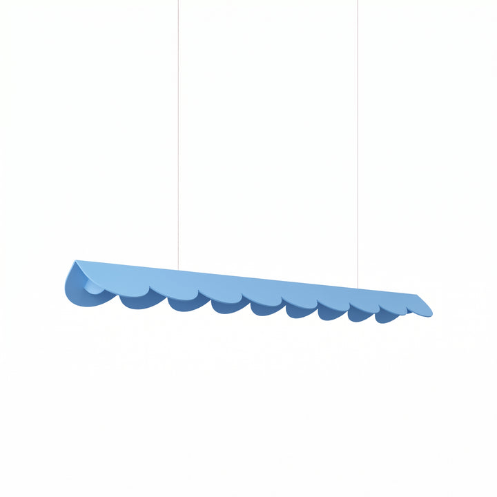Suspension BISCUIT bleu clair vue d'ensemble