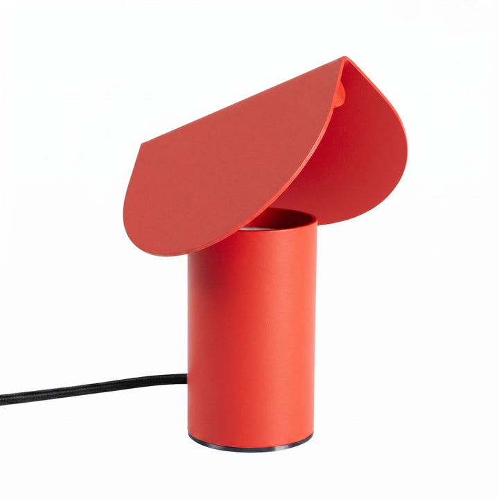 Lampe à poser BISCUIT rouge vue d'ensemble
