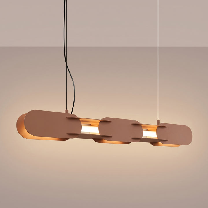 Suspension CHAIN moka allumée, suspendue