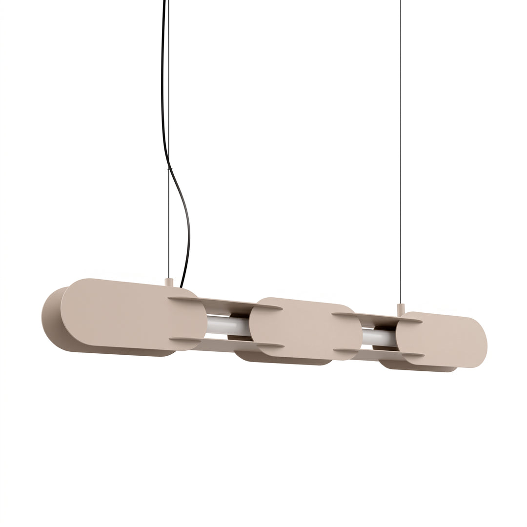 Suspension CHAIN taupe vue d'ensemble