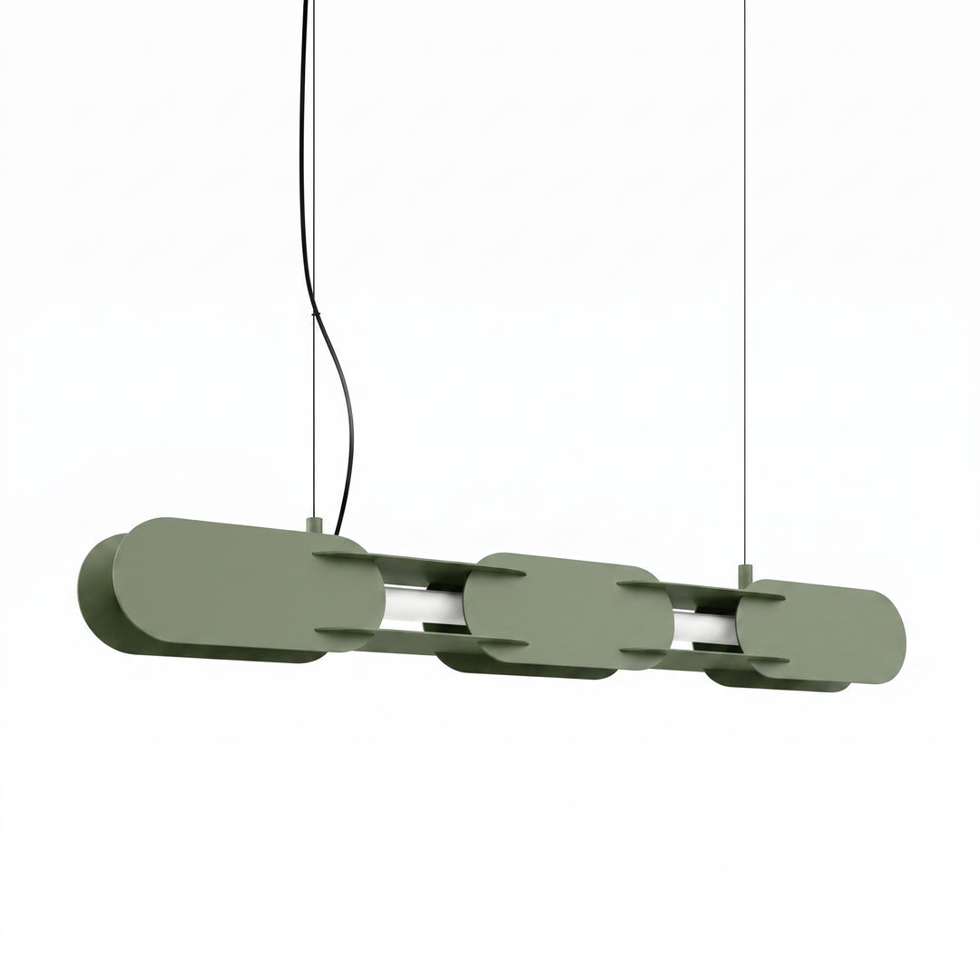Suspension CHAIN vert olive vue d'ensemble