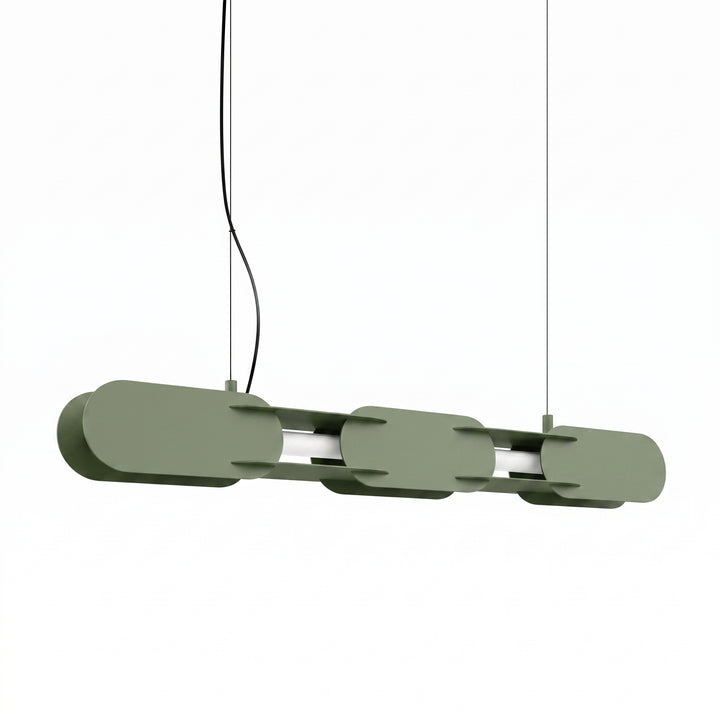 Suspension CHAIN vert olive vue d'ensemble