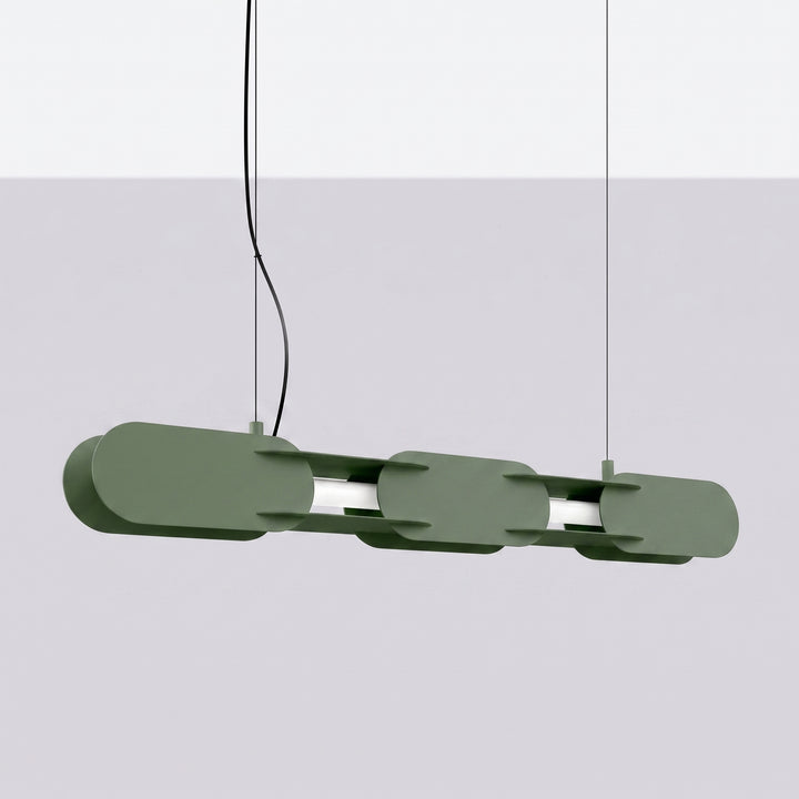 Suspension CHAIN vert olive éteinte, suspendue
