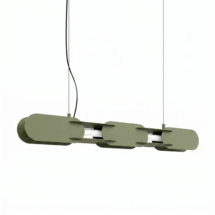 Suspension CHAIN vert olive vue d'ensemble