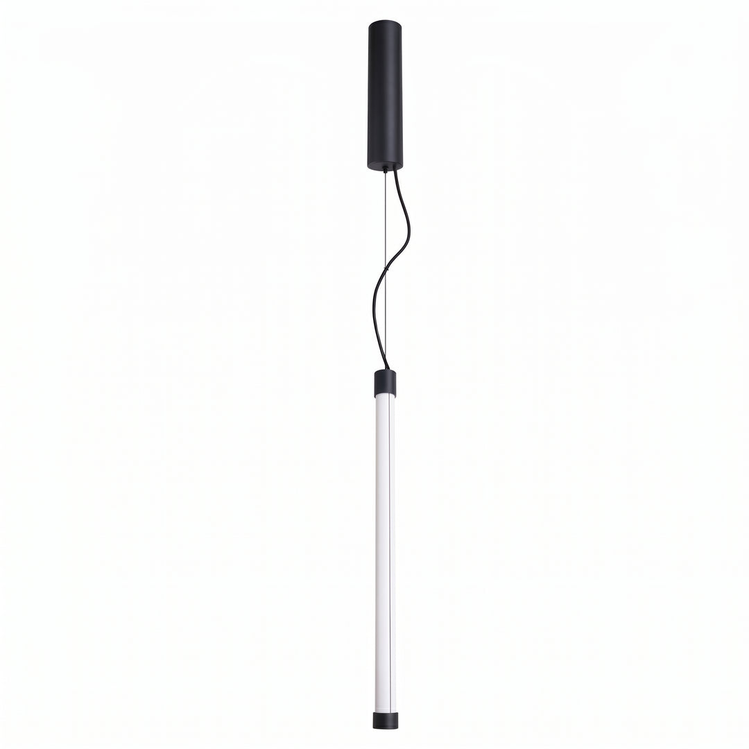 Suspension tube TRANG noir vue d'ensemble