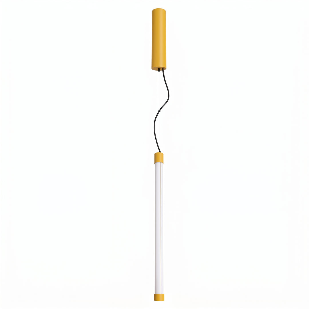 Suspension tube TRANG jaune vue d'ensemble